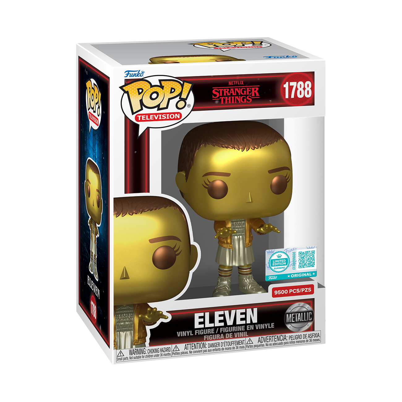 Funko POP! Stranger Things Eleven Gold - Esclusiva Funside 