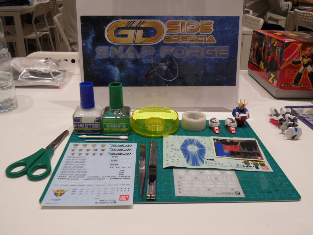 GD Corner: Tutorial Basic - Piccoli ritocchi per migliorare il proprio Gunpla - Applicare stickers, transfer e water slide decals