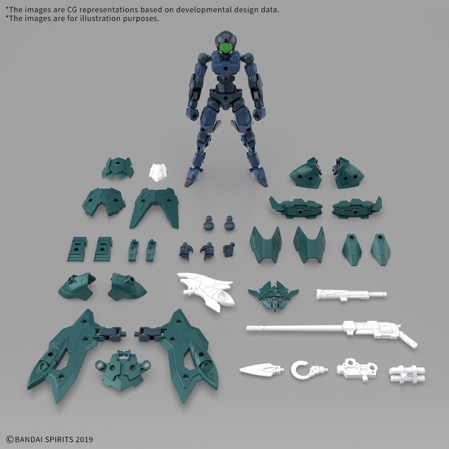 MK74274 - 30 MINUTES MISSIONS - EXM-A9P SPINATIO (PIRATE TYPE) - MODEL KIT 1/144 - Immagine 3