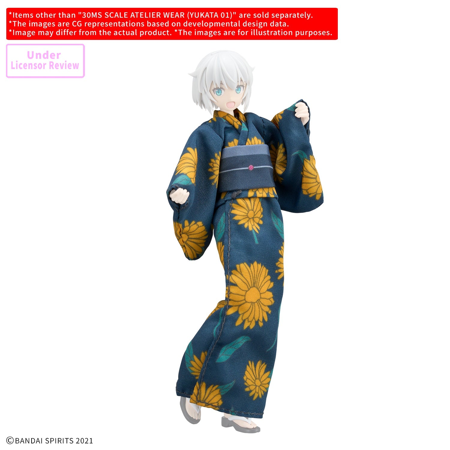 MK84461 - 30 MINUTES SISTERS - SCALE ATELIER WEAR (YUKATA 01) - MODEL KIT - Immagine 3