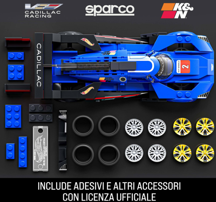 JFR89 - BRICK SHOP X HOT WHEELS - CADILLAC PROJECT GTP - SET DA COSTRUIRE - Immagine 3