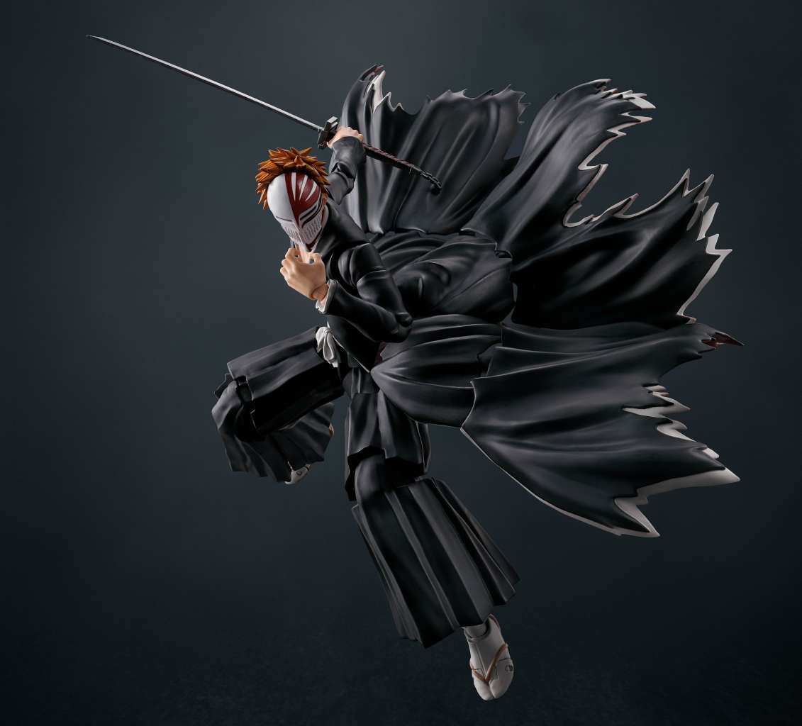 104285 - BLEACH - SH FIGUARTS - ICHIGU KUROSAKI - ACTION FIGURE 15CM - Immagine 2