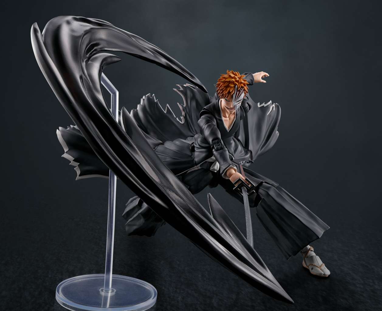 104285 - BLEACH - SH FIGUARTS - ICHIGU KUROSAKI - ACTION FIGURE 15CM - Immagine 3