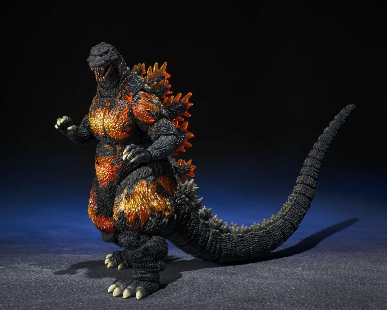 104287 - GODZILLA - SH MONSTERARTS - GODZILLA 1995 70TH ANNIVERSARY SPECIAL - ACTION FIGURE 20CM - Immagine 2