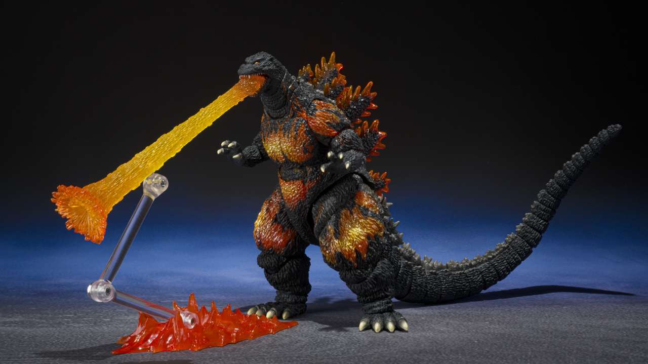 104287 - GODZILLA - SH MONSTERARTS - GODZILLA 1995 70TH ANNIVERSARY SPECIAL - ACTION FIGURE 20CM - Immagine 3