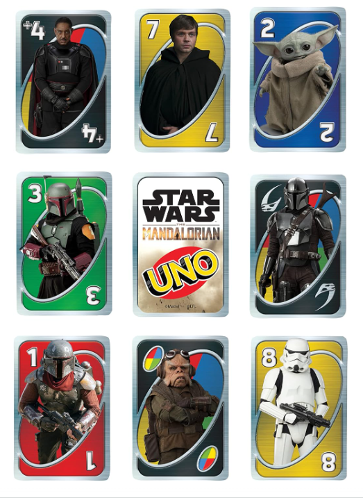HJR23 - UNO MANDALORIAN 2026 - CARTE DA GIOCO - Immagine 3