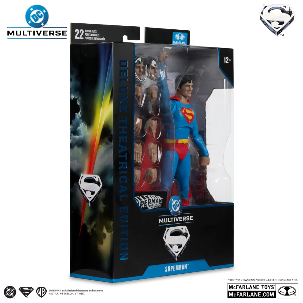 DC THEATRICAL DELUXE - SUPERMAN 1978 - ACTION FIGURE 18CM - Immagine 2