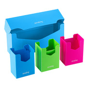 SANSEKING - PLASTIC DECK BOX (240+ CARDS) - BLUE - Immagine 2