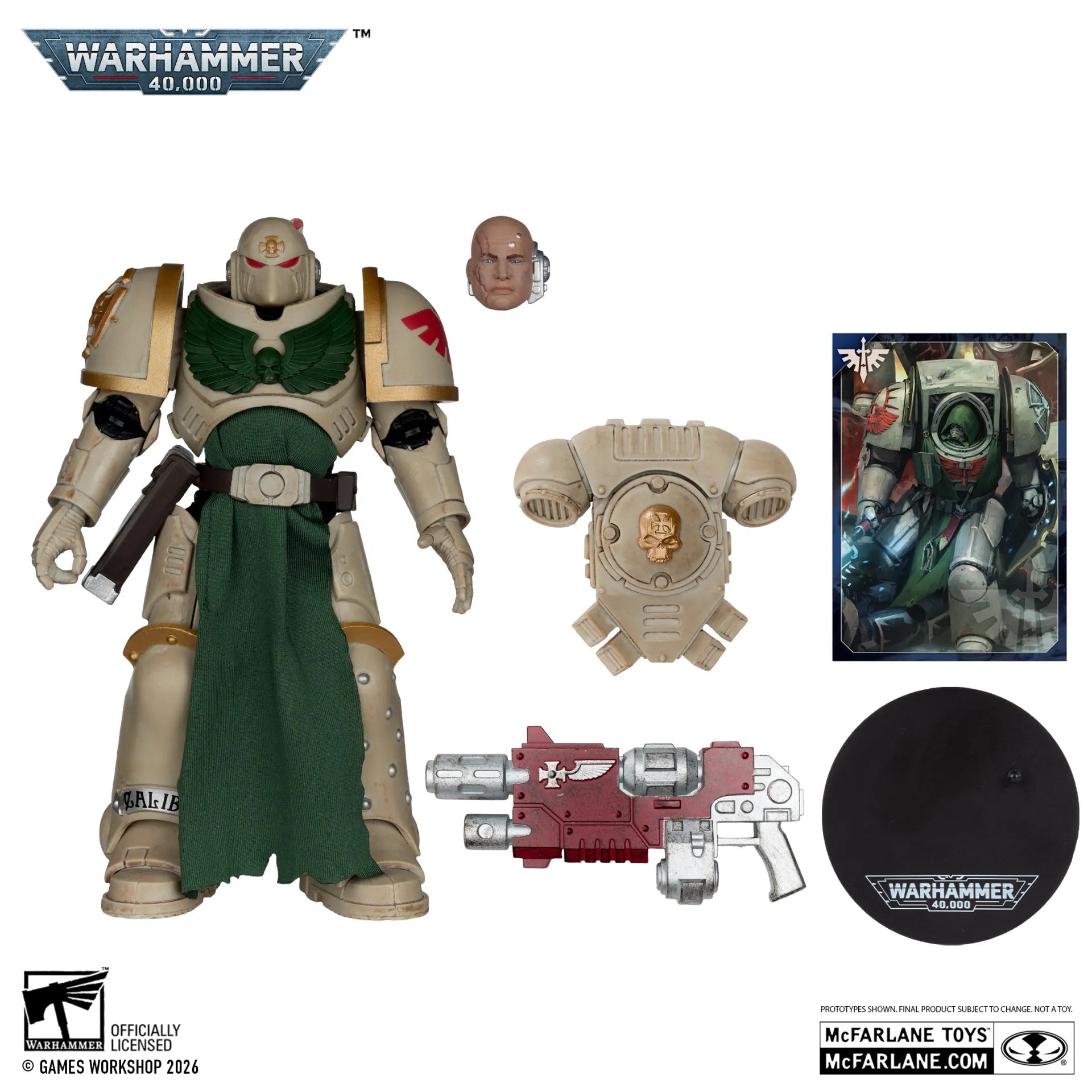 WARHAMMER 40000 FIGURES - STERNGUARD VETERAN (SPACE MARINE) - ACTION FIGURE 18CM - Immagine 3