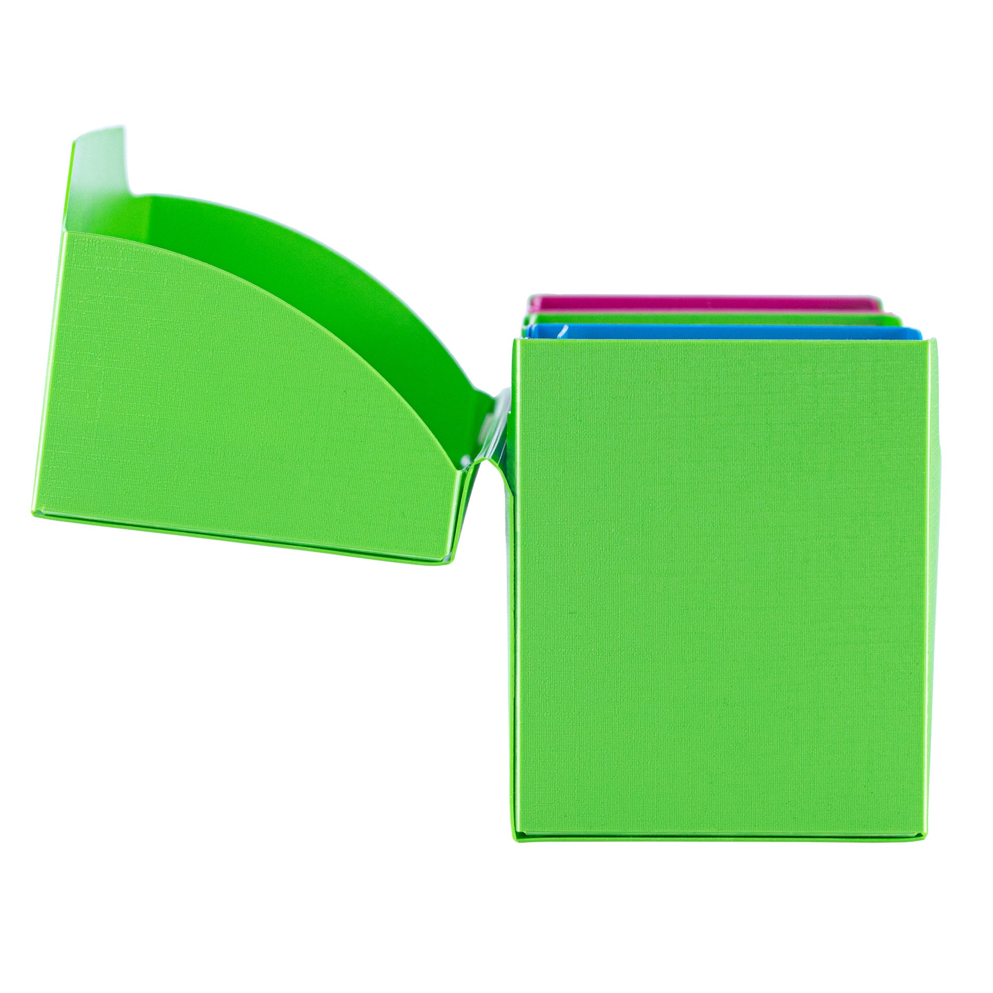 SANSEKING - PLASTIC DECK BOX (300+ CARDS) - GREEN - Immagine 5
