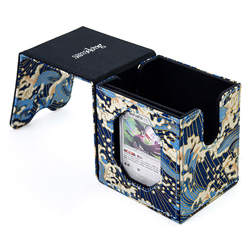 SANSEKING - BROCADE DECK BOX (130+ CARDS) - SONG OF THE AZURE TIDES - Immagine 2