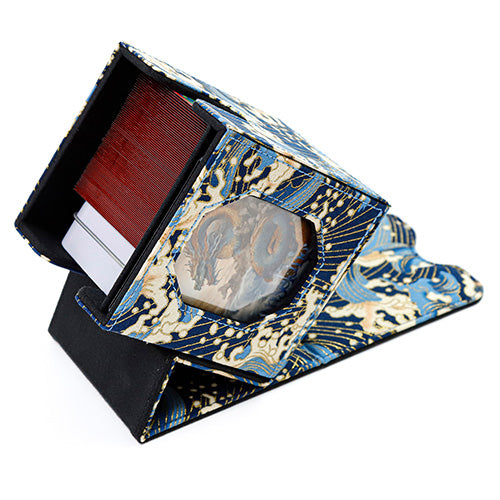 SANSEKING - BROCADE DECK BOX (130+ CARDS) - SONG OF THE AZURE TIDES - Immagine 4