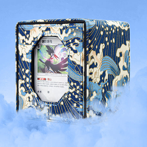 SANSEKING - BROCADE DECK BOX (130+ CARDS) - SONG OF THE AZURE TIDES - Immagine 6