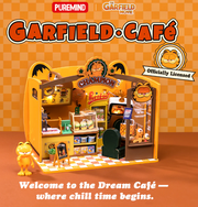 GARFIELD - CAFE' - WOODEN SCENE - Immagine 2