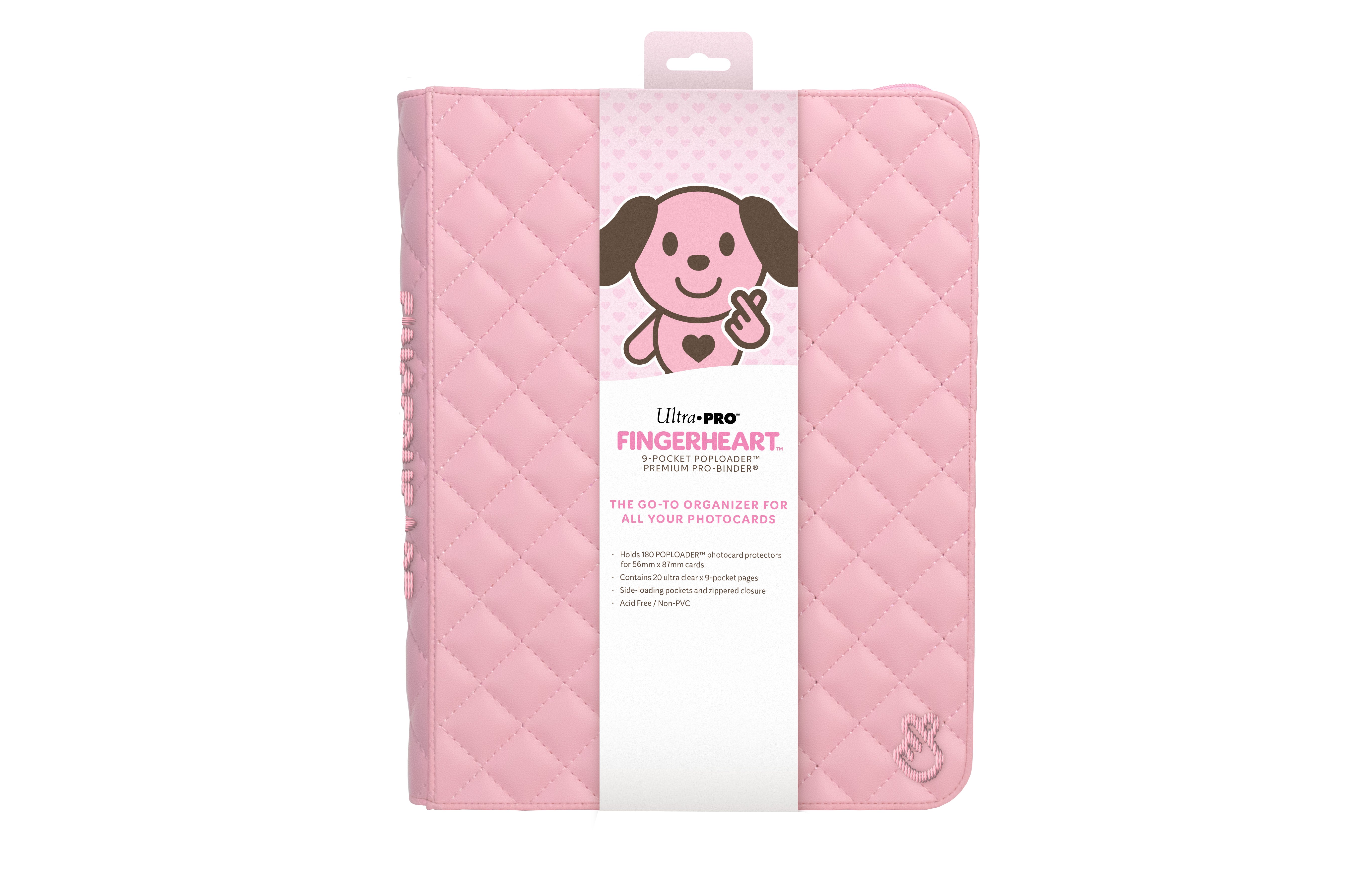 16800 - FINGERHEART BLUSH 9-POCKET POPLOADER PREMIUM PRO-BINDER - Immagine 3