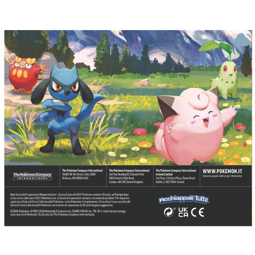 PK10318-I - POKEMON M2.5 MINITIN DA COLLEZIONE MEGAEVOLUZIONE - ASCESA EROICA (IT) - DISPLAY 10 PEZZI - Immagine 3