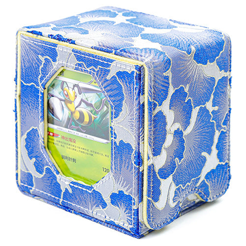 SANSEKING - BROCADE DECK BOX (130+ CARDS) - SILVER LEAF SHADOW - Immagine 2