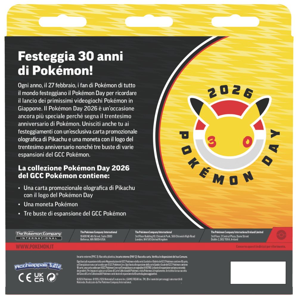 PK10394-I - COLLEZIONE POKEMON DAY 2026 (IT)