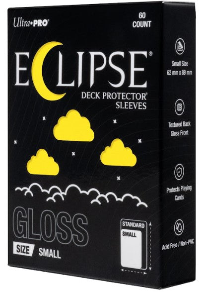16717 - 60 ECLIPSE DECK PROTECTOR SLEEVES - SMALL - GLOSS - LEMON YELLOW - Immagine 2