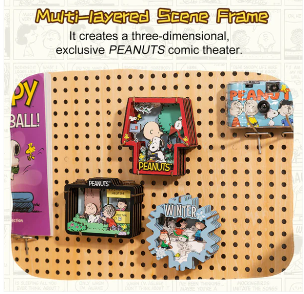 SNOOPY - WOODEN THEATER - WINTER WONDERLAND - Immagine 3