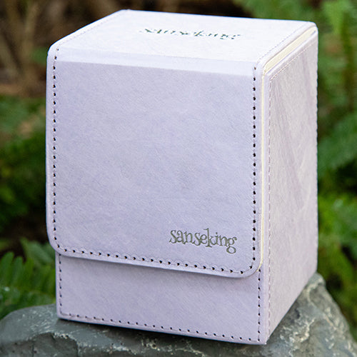 SANSEKING - TYVEK VERTICAL DECK BOX (130+ CARDS) - VIOLET - Immagine 3