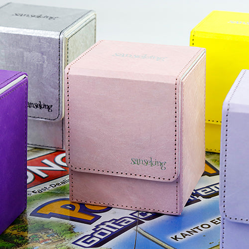 SANSEKING - TYVEK VERTICAL DECK BOX (130+ CARDS) - PINK - Immagine 4