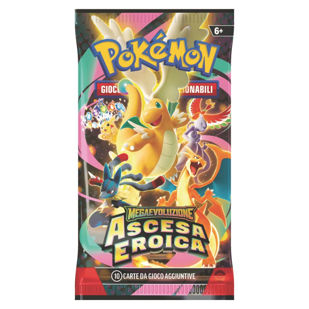 PK10311-I - POKEMON 2.5 BUNDLE 6 BUSTE MEGAEVOLUZIONE - ASCESA EROICA (IT) - Immagine 2