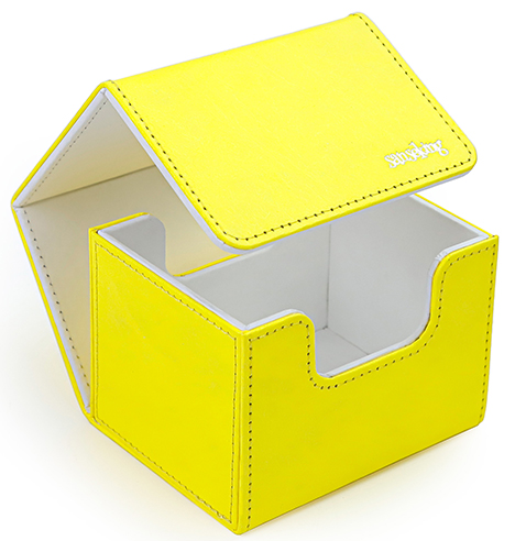 SANSEKING - TYVEK HORIZONTAL DECK BOX (130+ CARDS) - YELLOW - Immagine 2