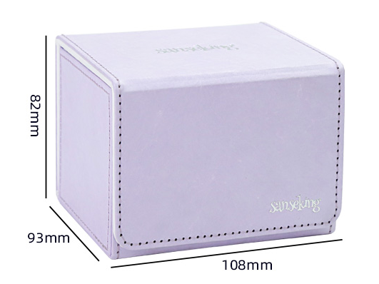 SANSEKING - TYVEK HORIZONTAL DECK BOX (130+ CARDS) - LIGHT PURPLE - Immagine 4