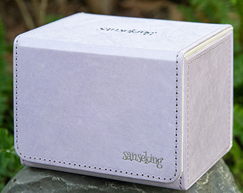 SANSEKING - TYVEK HORIZONTAL DECK BOX (130+ CARDS) - LIGHT PURPLE - Immagine 5