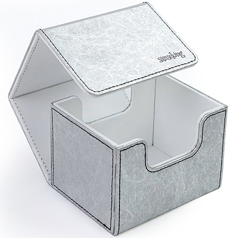 SANSEKING - TYVEK HORIZONTAL DECK BOX (130+ CARDS) - SILVER - Immagine 2