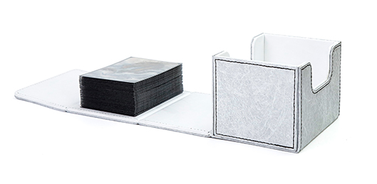 SANSEKING - TYVEK HORIZONTAL DECK BOX (130+ CARDS) - SILVER - Immagine 3