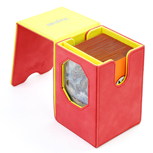 SANSEKING - DECK BOX (240+ CARDS) - ZUO BO GUI SERIES - RED - Immagine 4