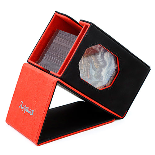 SANSEKING - DECK BOX (240+ CARDS) - ZUO BO GUI SERIES - BLACK - Immagine 3