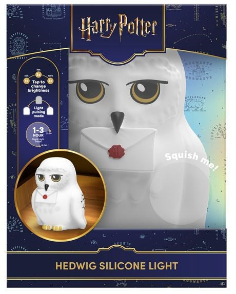 PP16260HP - HARRY POTTER - HEDWIG SQUISHYGLO SILICONE LIGHT RECHARGEABLE - Immagine 2