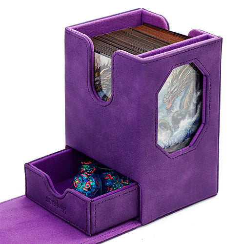 SANSEKING - DECK BOX (240+ CARDS) - ZUO BO GUI SERIES - PURPLE - Immagine 2