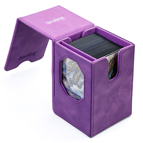 SANSEKING - DECK BOX (240+ CARDS) - ZUO BO GUI SERIES - PURPLE - Immagine 4