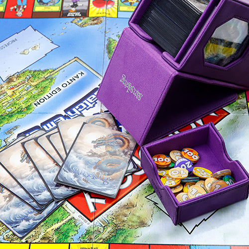 SANSEKING - DECK BOX (240+ CARDS) - ZUO BO GUI SERIES - PURPLE - Immagine 6