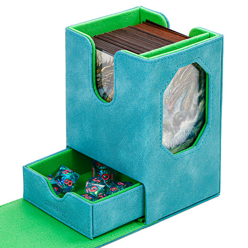 SANSEKING - DECK BOX (240+ CARDS) - ZUO BO GUI SERIES - GREEN - Immagine 2