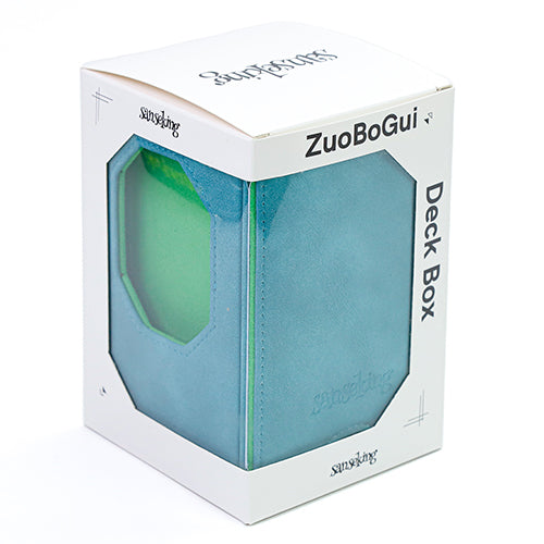 SANSEKING - DECK BOX (240+ CARDS) - ZUO BO GUI SERIES - GREEN - Immagine 6