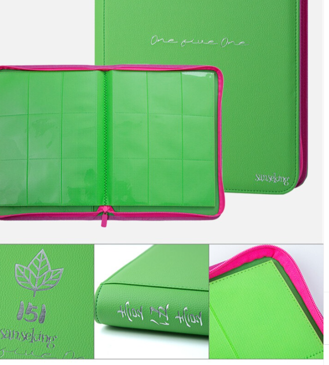 SANSEKING - 9-POCKET ZIP BINDER - 151 SERIES - 151 GREEN - Immagine 4