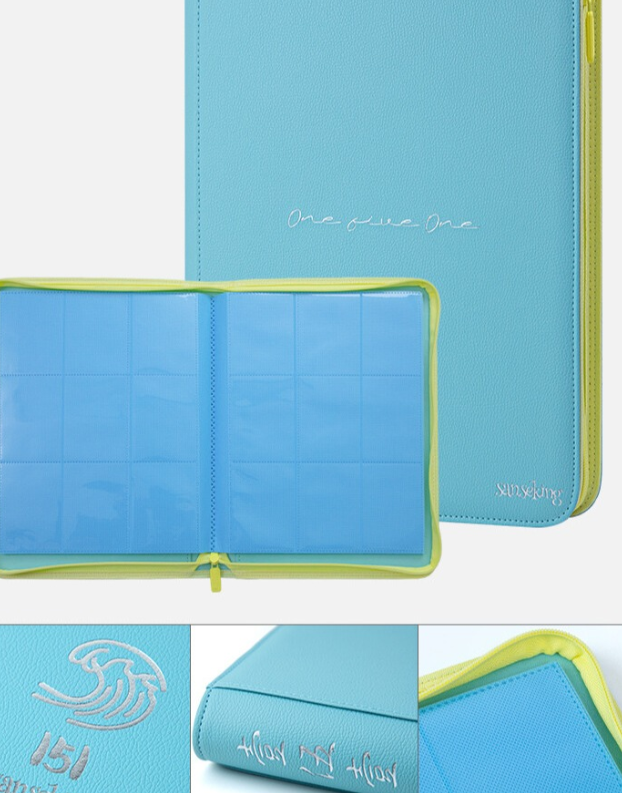 SANSEKING - 9-POCKET ZIP BINDER - 151 SERIES - 151 LIGHT BULE - Immagine 5