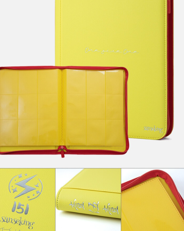 SANSEKING - 9-POCKET ZIP BINDER - 151 SERIES - 151 YELLOW - Immagine 5