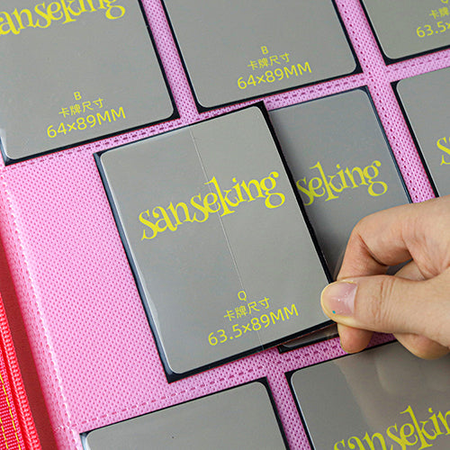 SANSEKING - 9-POCKET SIDE LOADING ZIP BINDER - YELLOW - Immagine 4