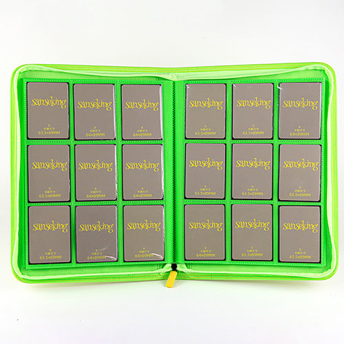 SANSEKING - 9-POCKET SIDE LOADING ZIP BINDER - FLUORESCENT - Immagine 5