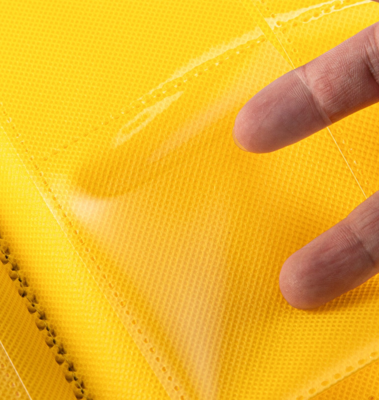 SANSEKING - 9-POCKET SIDE LOADING ZIP BINDER - LEATHER - YELLOW - Immagine 4