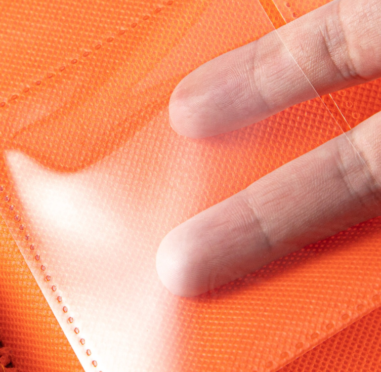 SANSEKING - 9-POCKET SIDE LOADING ZIP BINDER - LEATHER - ORANGE - Immagine 4