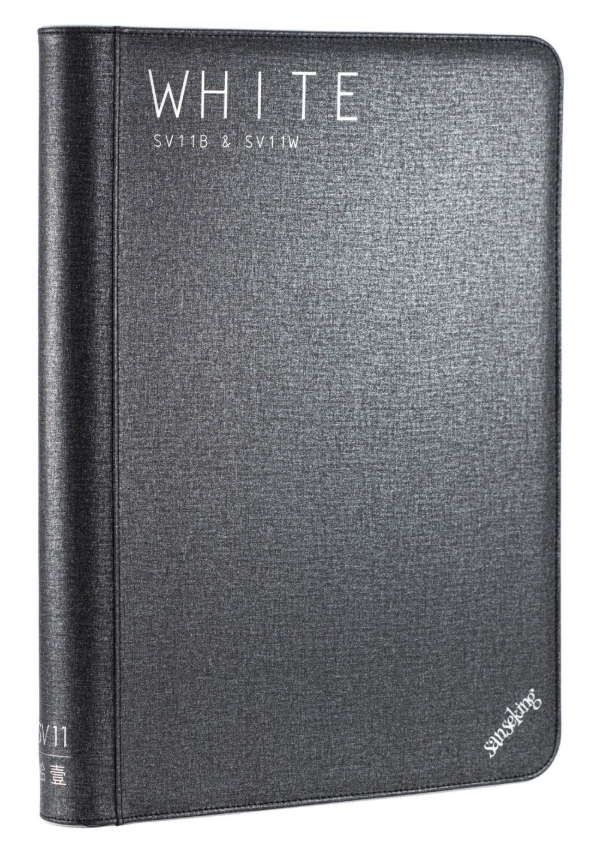 SANSEKING - 16-POCKET SIDE LOADING ZIP BINDER - BLACK - Immagine 2