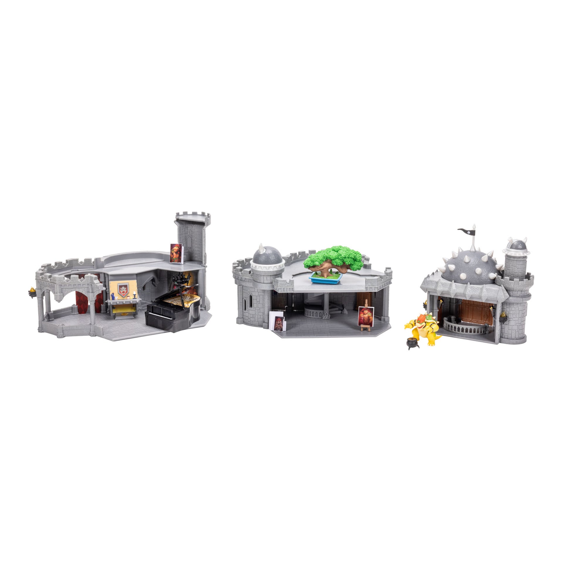 THE SUPER MARIO GALAXY MOVIE - BOWSER CASTLE PLAYSET 30CM - Immagine 3