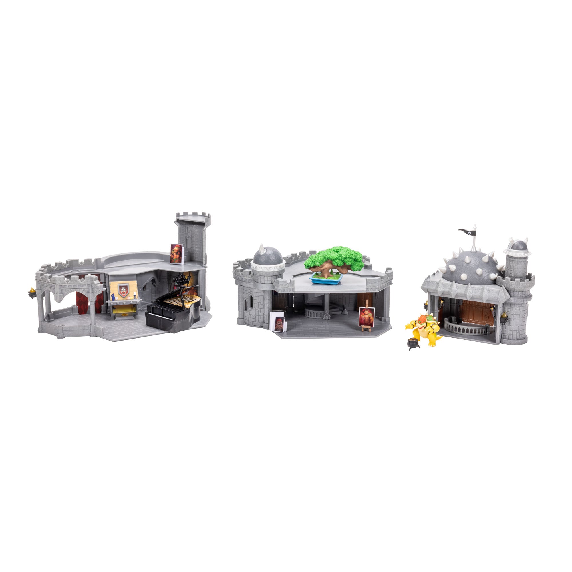 THE SUPER MARIO GALAXY MOVIE - BOWSER CASTLE PLAYSET 30CM - Immagine 3